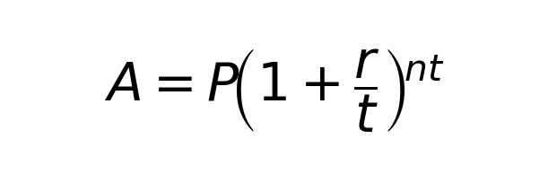 A rendered version of the math formula.